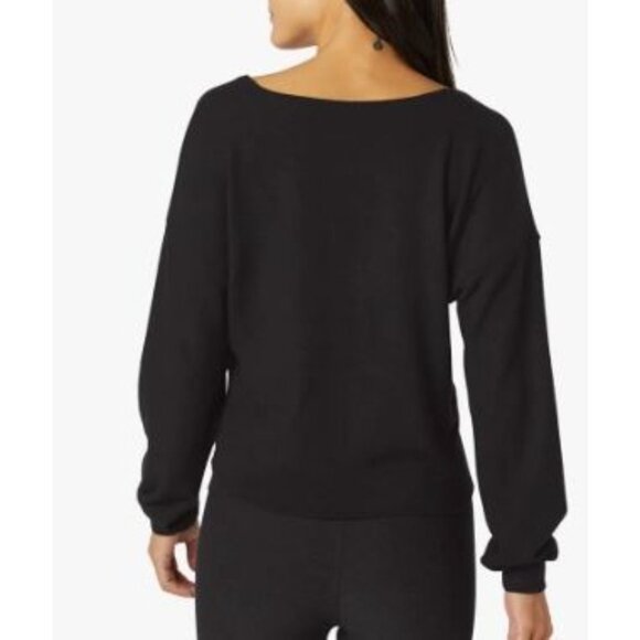 Beyond Yoga Twist Up Reversible Pullover Sweater Top Women Size Medium NWT - Picture 2 of 15